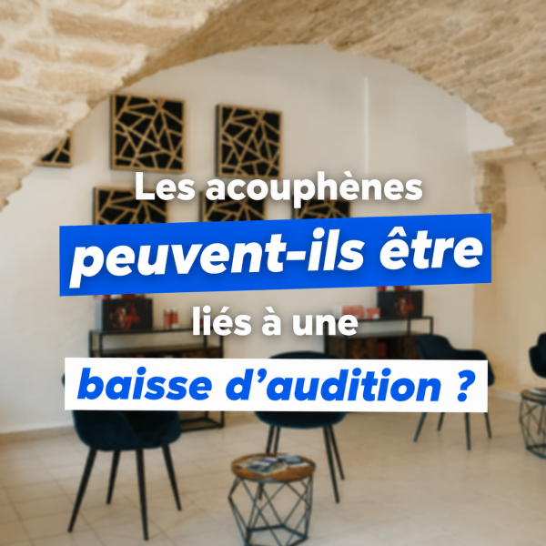Octave Solutions auditives à Aigues-Mortes proche de la Grande-Motte vous explique que les acouphènes peuvent être liés à une perte d'audition 