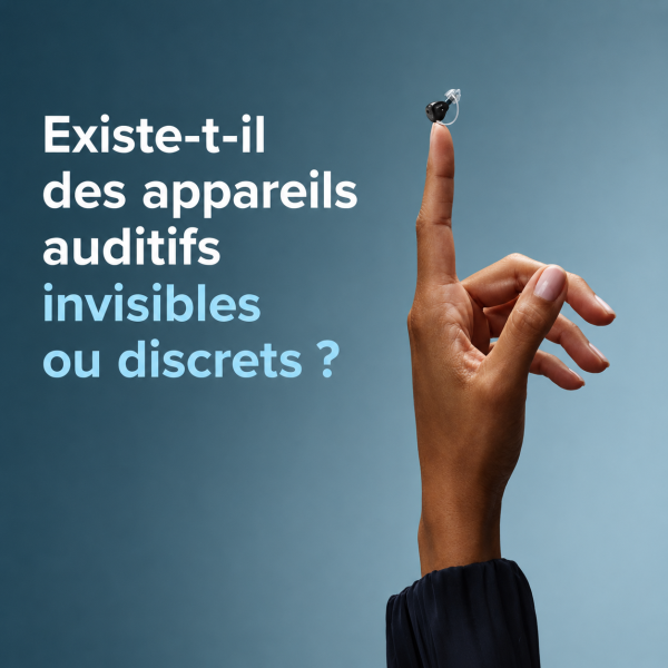 Existe-t-il des appareils auditifs invisibles ou discrets chez vos audioprothésiste indépandant Octave Solutions Auditives à Lunel, Sommières et Aigue-Mortes
