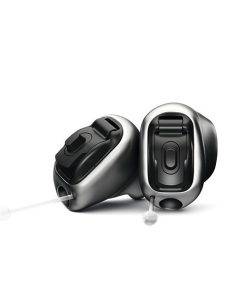 Intra-auriculaire IIC de la marque Phonak, aides auditives discret et invisible, les silk de chez Signia disponible chez vos audioprothésiste indépandant Octave Solutions Auditives à Lunel, Sommières et Aigue-Mortes