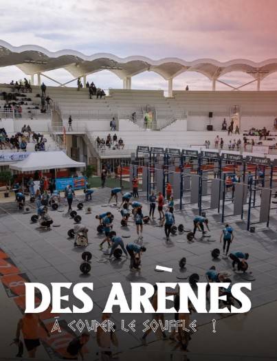 Les arènes où va se dérouler la compétition les centurions pescalune organisé par Crossfit 2 frères dans les arènes de Lunel en face de votre centre Octave Solutions Auditives 2026