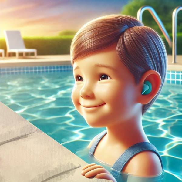 Protection des oreilles contre l'eau pour enfants opérés de diabolos - Proche de Lunel
