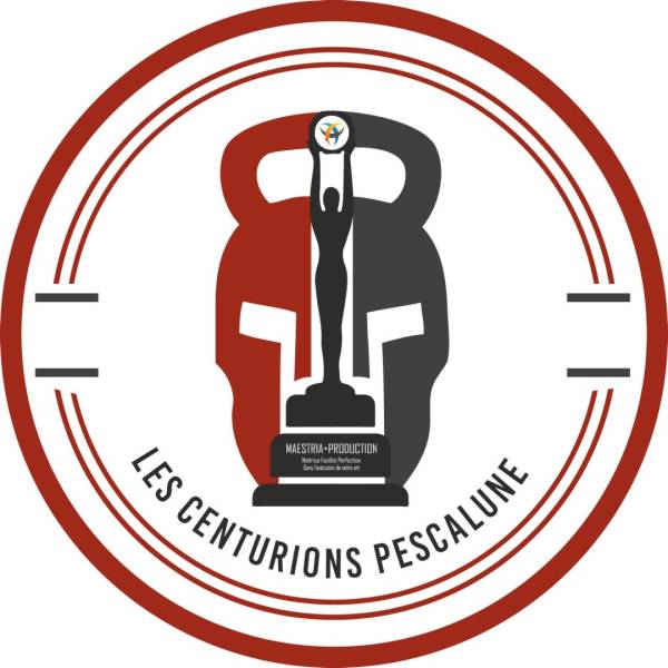 Logo de la compétition les centurions pescalune organisé par Crossfit 2 frères dans les arènes de Lunel en face de votre centre Octave Solutions Auditives 
